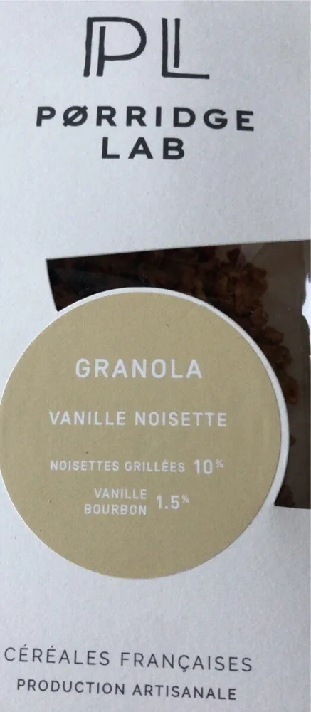 Granola Vanille Noisette