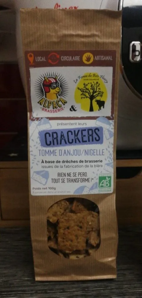 Crackers coco curry