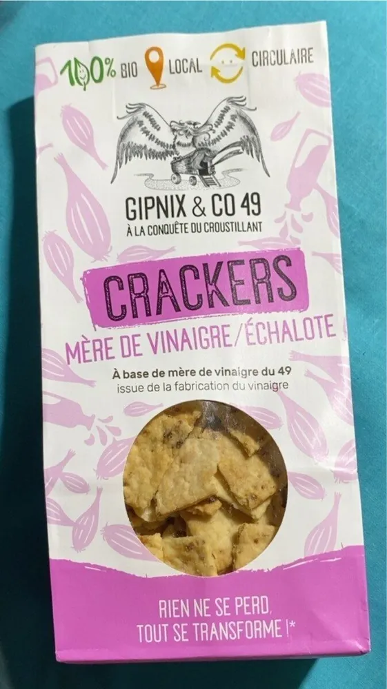 Crackers mère de vinaigre/échalotes