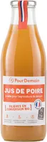 Jus de poire en conversion bio