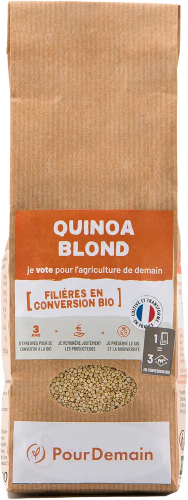 Quinoa blond en conversion bio
