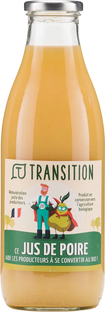 Jus de poire Transition - conversion biologique
