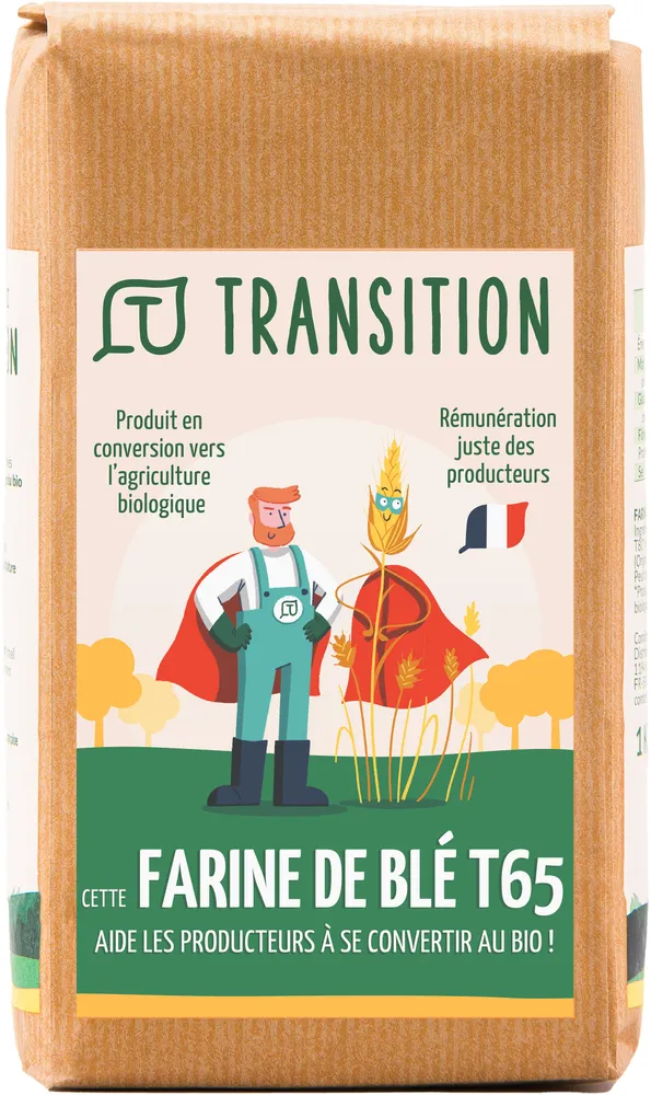 Farine de blé T65 Transition - conversion biologique
