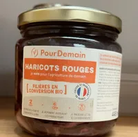 Haricots rouges conserve en conversion bio