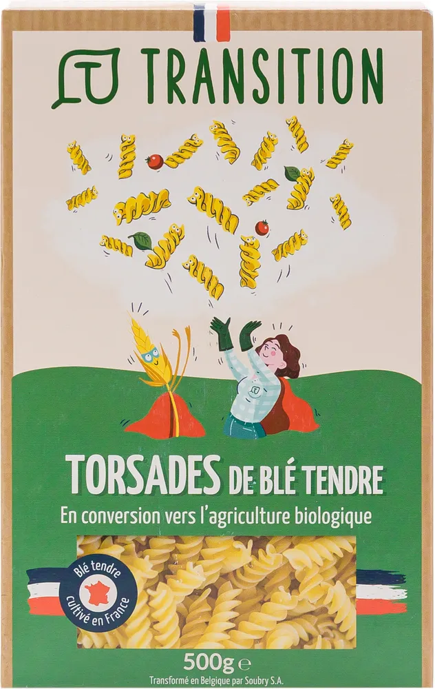 Torsades de blé tendre Transition - conversion biologique