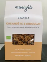 Granola cacahuète chocolat