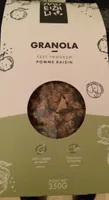 Granola pomme raisin