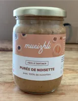 Purée de noisettes grillées