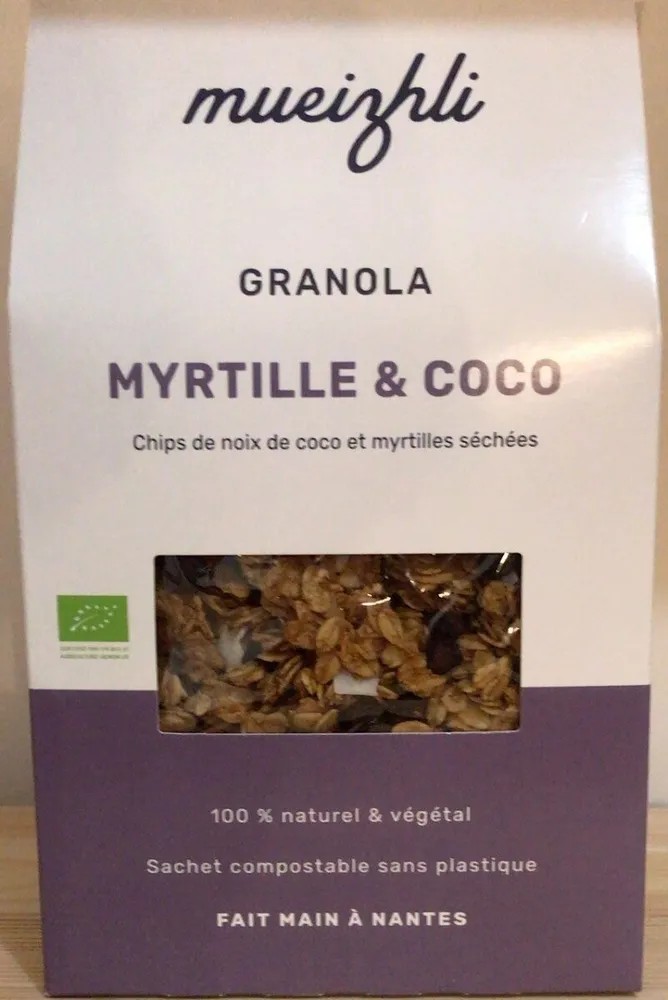Granola myrtille & coco