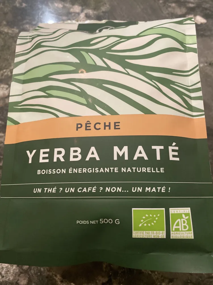 Yerba maté pêche