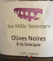 Olives Noires À  la Grecque