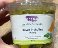 Olive picholine pistou