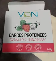 Barre protéine crunchy fraise