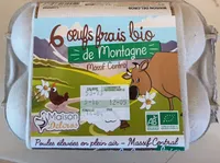 Oeufs frais bio de montagne
