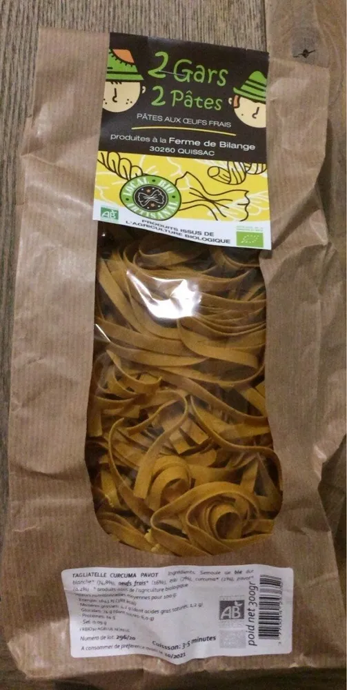 Tagliatelle Curcuma Pavot