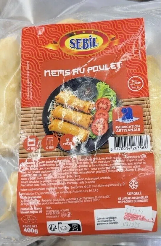 Nems au poulet