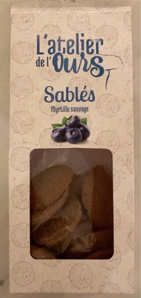 Sablés myrtille sauvage