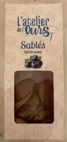 Sablés myrtille sauvage