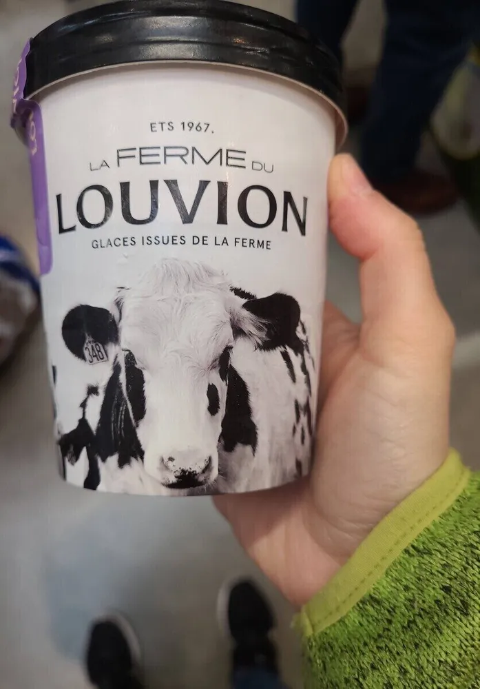 Glace violette