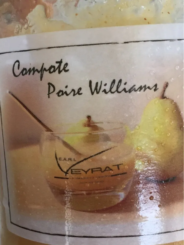 Compote poires williamd