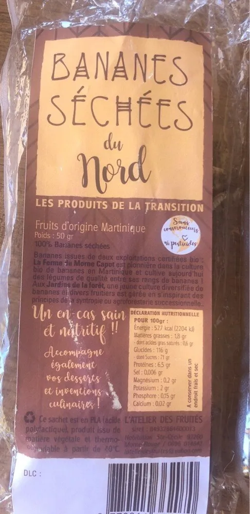 Bananes séchées du Nord