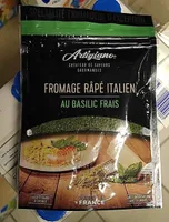 Fromage râpé italien au basilic frais