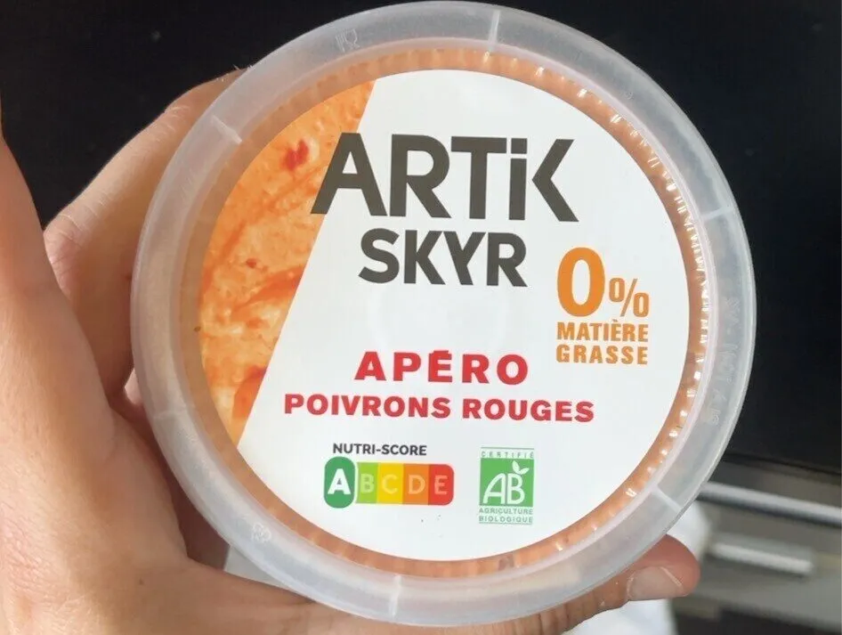 Artik skyr apero poivrons rouges
