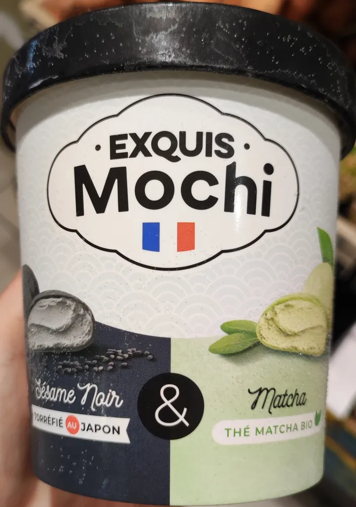 Mochis glacés sésame noir matcha