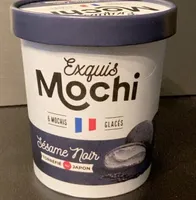 Mochi glacé au sésame noir