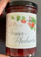 Confiture fraise rhubarbe