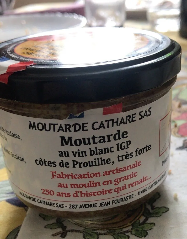 Moutarde au vin blanc