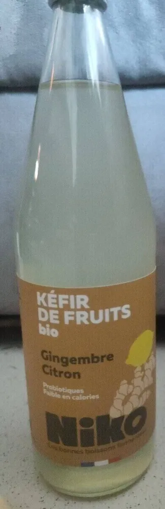 Kéfir de fruits bio citron gingembre