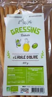 Gressins rubata  à l'huile d'olive