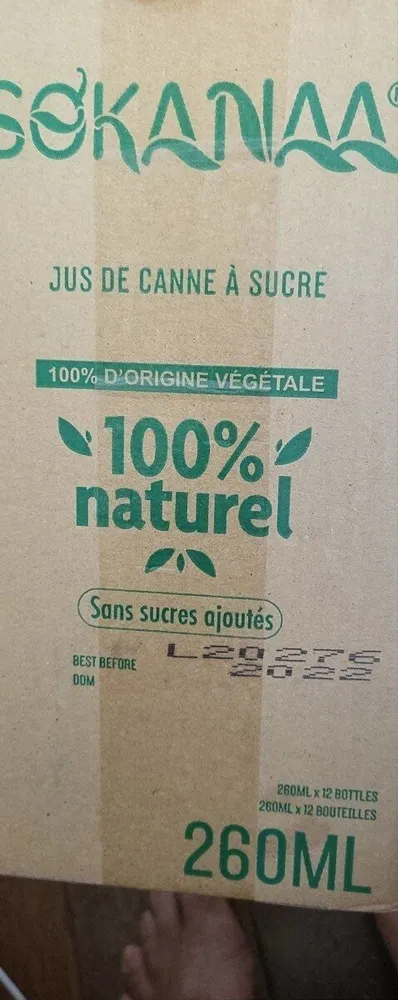 Jus de canne à sucre