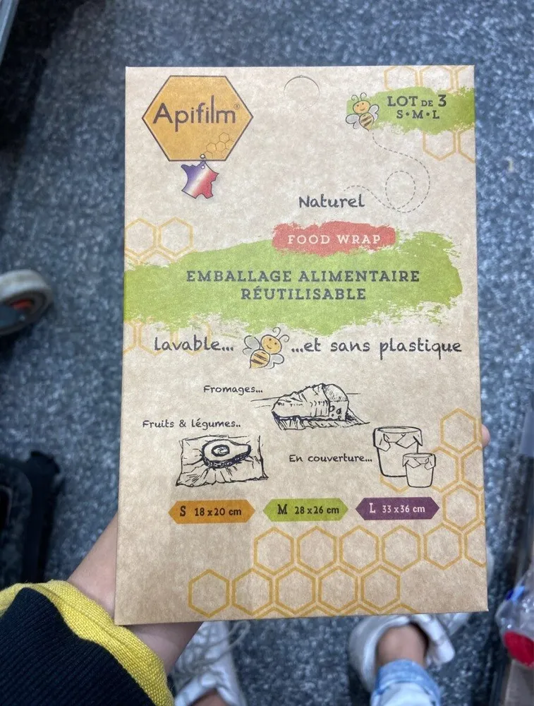 Emballage cire abeille