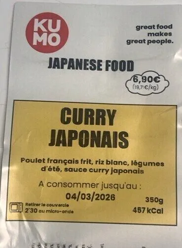 Curry Japonais Poulet