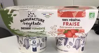 Dessert fermenté petit epautre et amande à la fraise