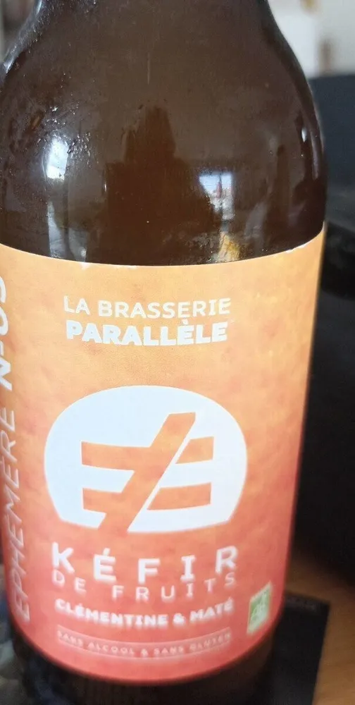 Kéfir de fruit clémentine et maté