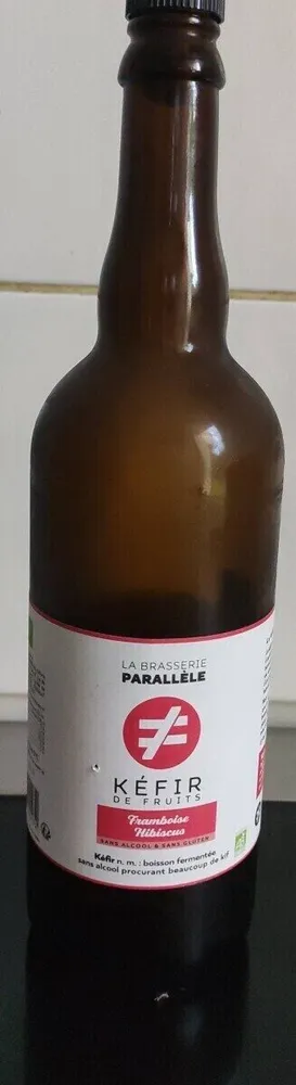 Kéfir de fruits framboise hibiscus
