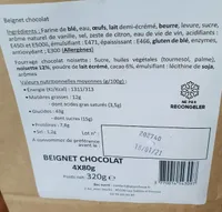 Beignet chocolat noisette