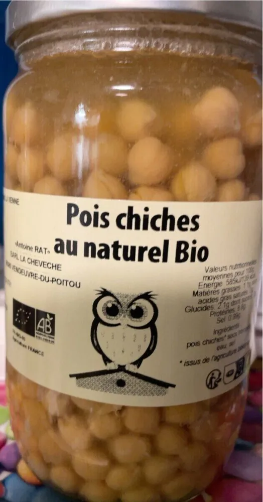 Pois chiche au naturel bio