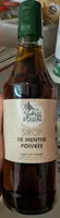 Sirop de menthe poivrée