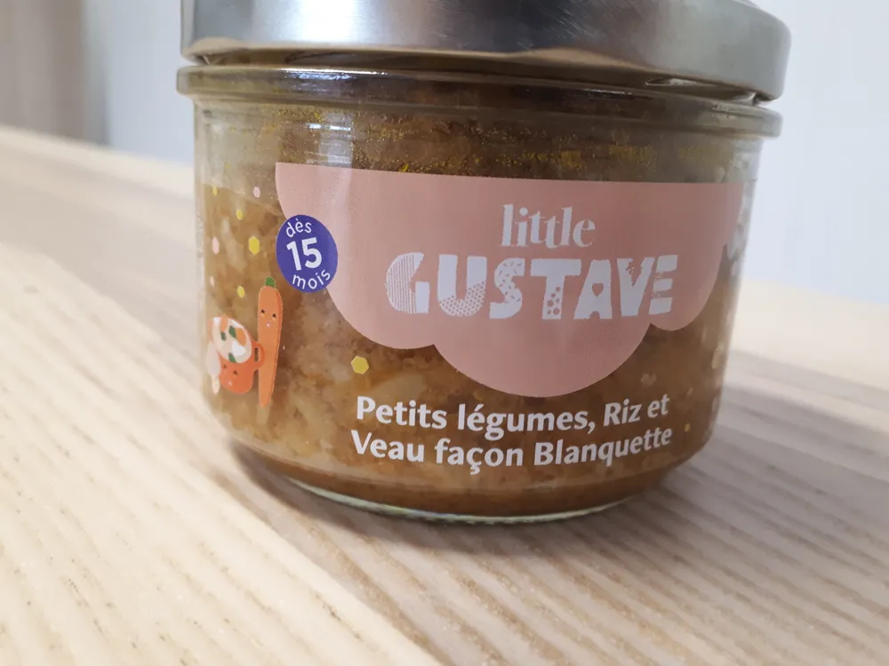 Petits légumes, Riz et Veau façon Blanquette - 15 mois