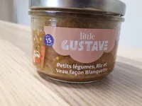 Petits légumes, Riz et Veau façon Blanquette - 15 mois