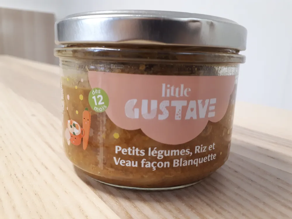 Petits légumes, Riz et Veau façon Blanquette - 12 mois
