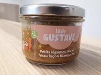 Petits légumes, Riz et Veau façon Blanquette - 12 mois