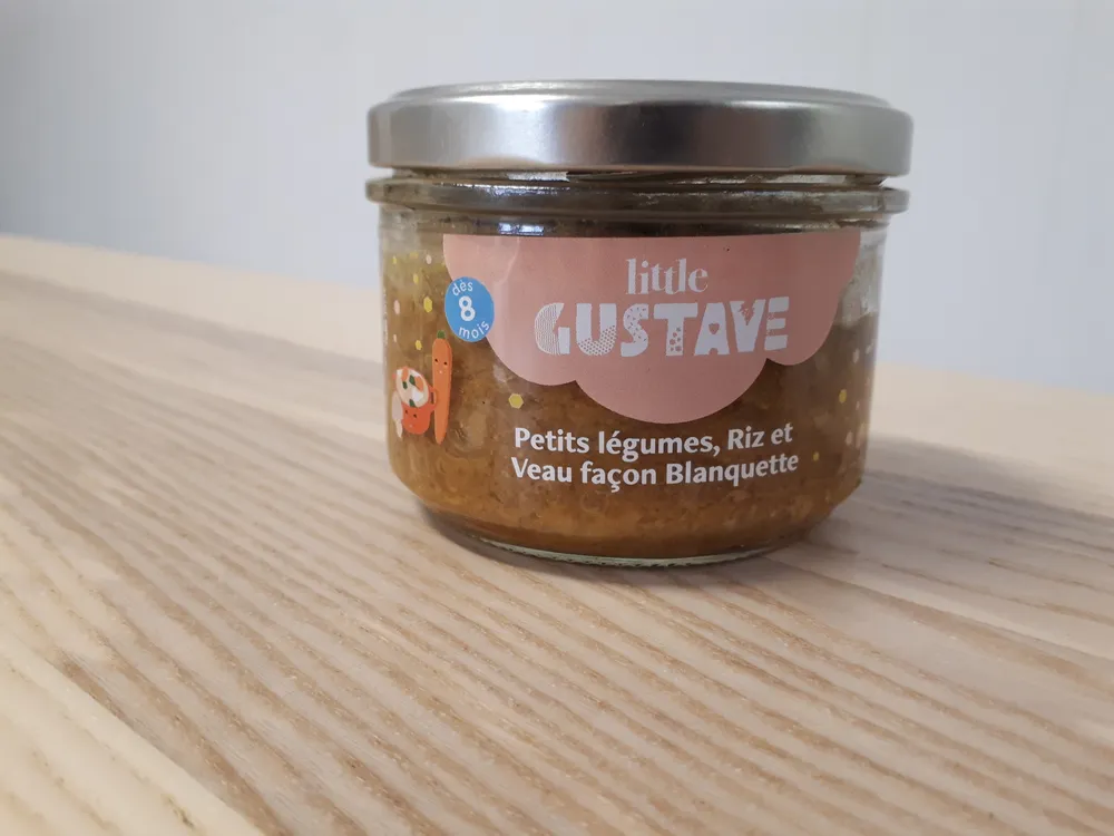 Petits légumes, Riz et Veau façon Blanquette - 8 mois