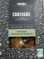 Crackers Romarin et Graines de Fenouil