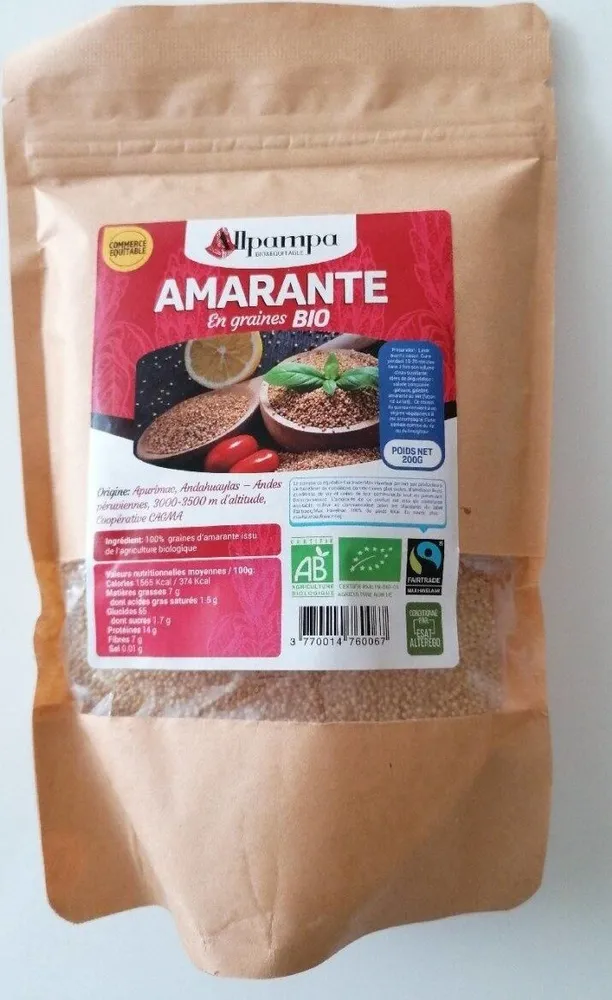 Amarante bio et équitable