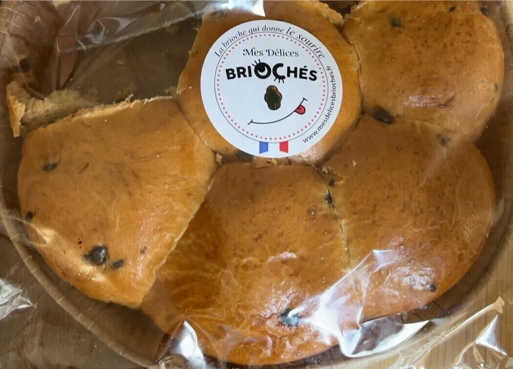 Brioche a partager aux pépites de chocolat